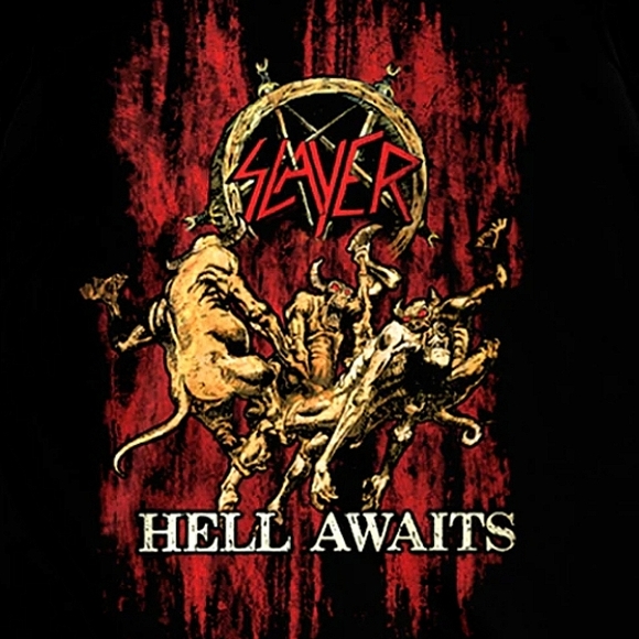 Slayer Hell Awaits Album Heavy Metal Shirt - Picture 3 of 3